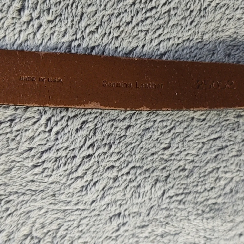Lejon Genuine Leather Snakeskin Belt Sz 38